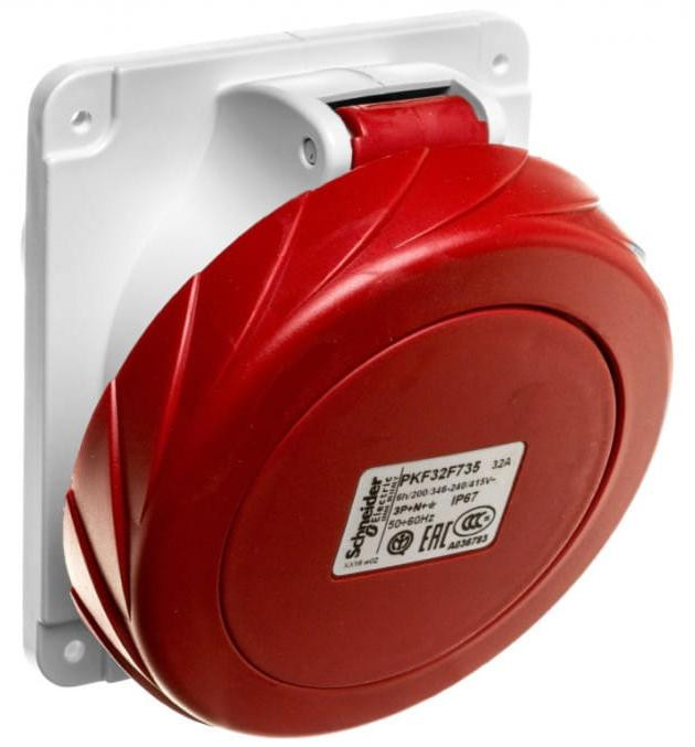 Schneider Electric industriële stekkerdoos model PKF32F735