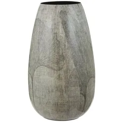 Vase   ¦ grau ¦ Metall ¦ Maße (cm): B: 18 H: 30