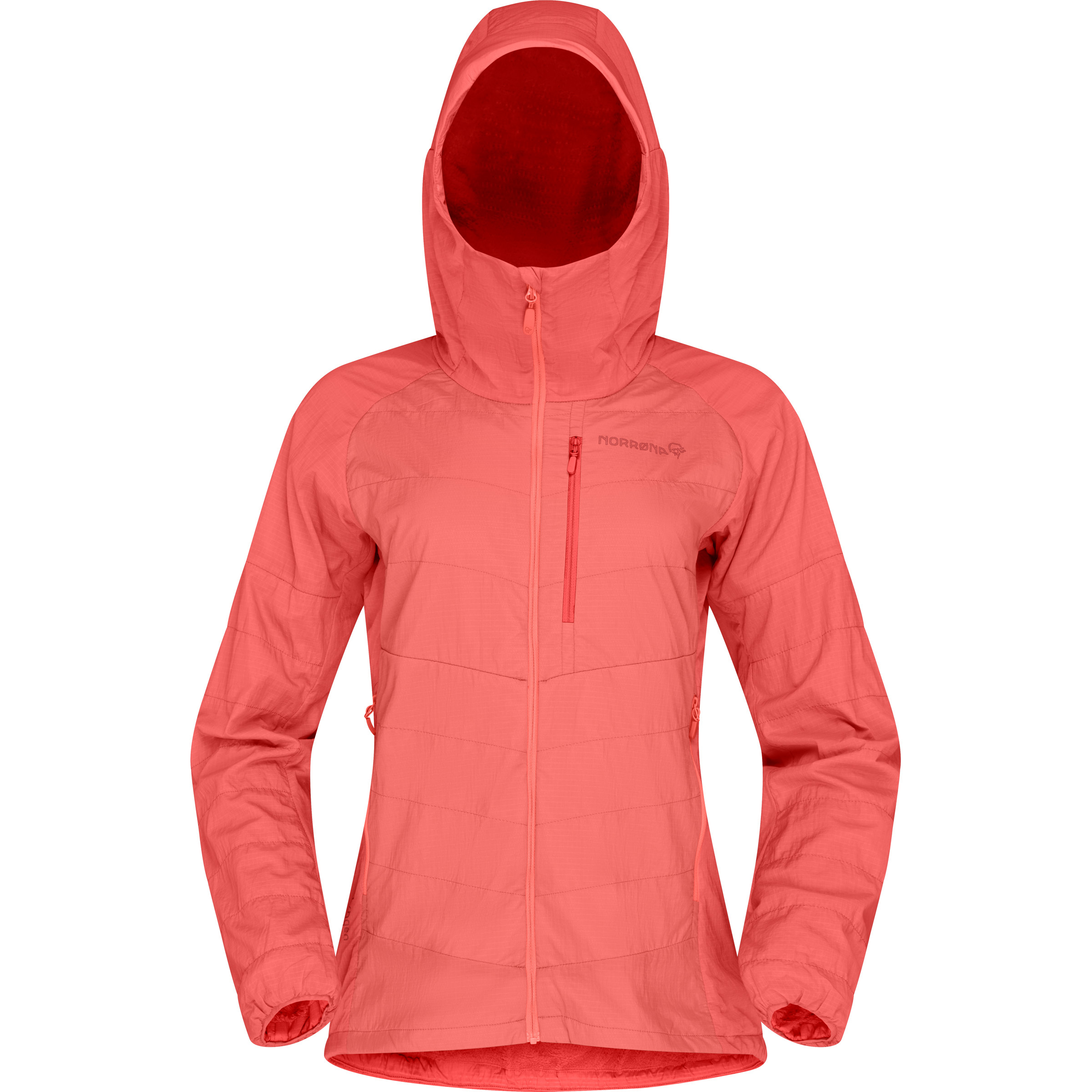 Norrona Lyngen Thermo100 Active Damen Isolationsjacke orange Größe XS Skitour Atmungsaktiv