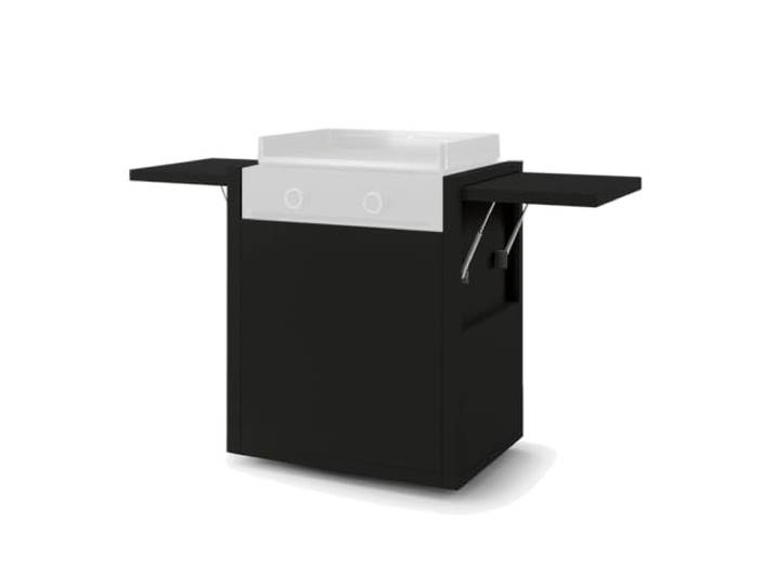 FORGE ADOUR Accessoire plancha Chariot Modern\, 60 cm\, Acier\, Fermé\, Noir