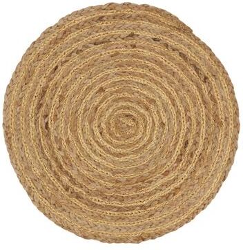 Saro Lifestyle Stylish Shimmering Round Placemat (Set of 4)