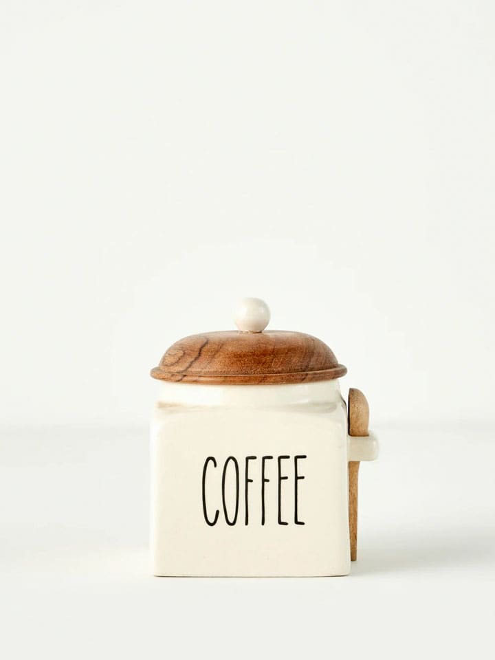 BELLA MAISON Kaffeebehälter "Koffi" in Creme/ Braun - 800 ml - onesize