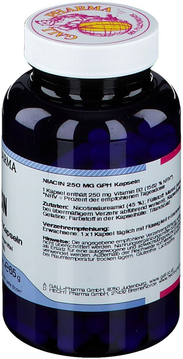 GALL PHARMA Niacin 250 mg GPH Kapseln 120 St