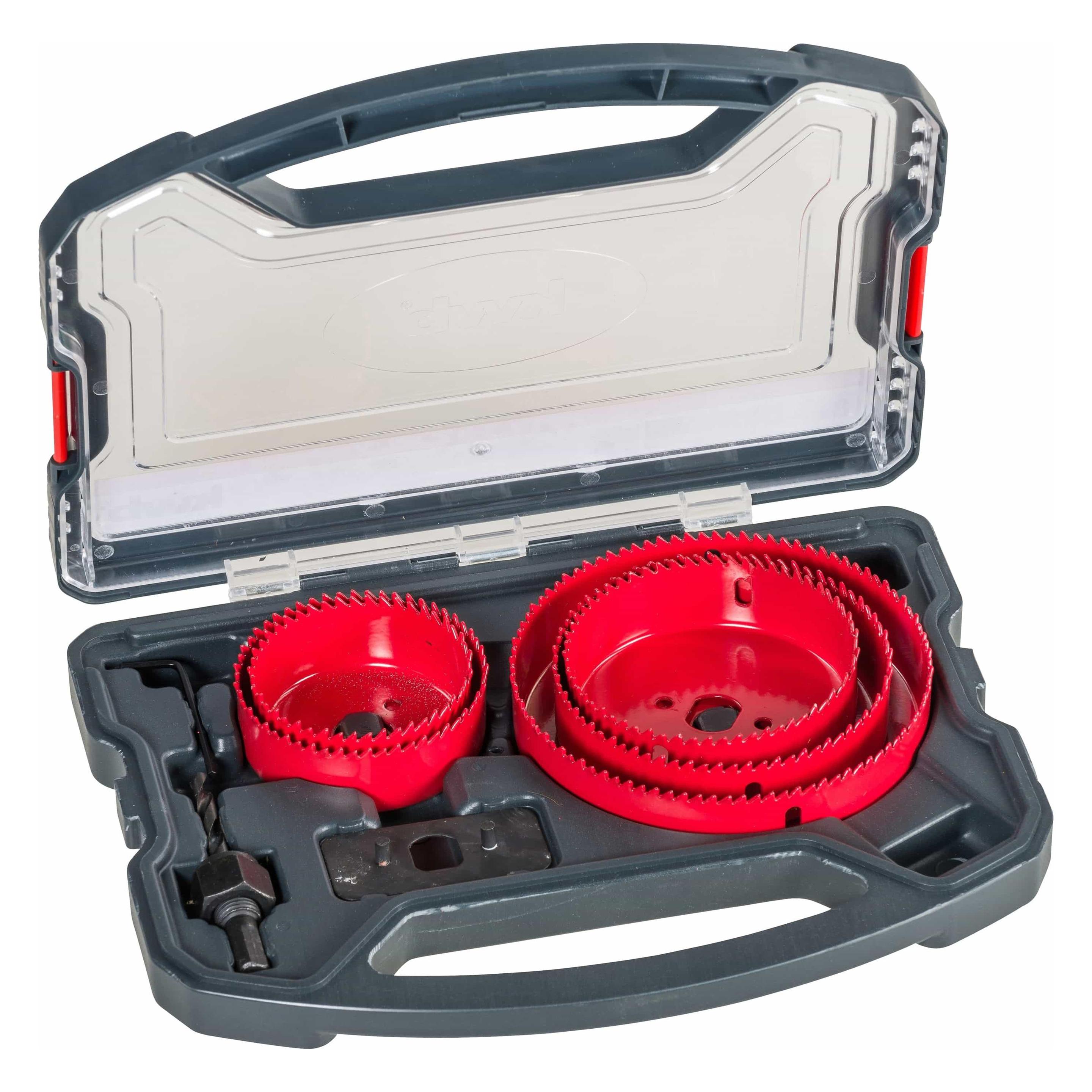 kwb Lochsägen-set 8tlg. PWRBOX (102 mm, 127 mm, 67 mm, 76 mm, 89 mm) (109178)