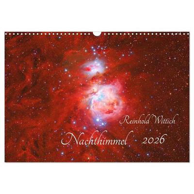 Nachthimmel (Wandkalender 2026 DIN A3 quer), CALVENDO Monatskalender