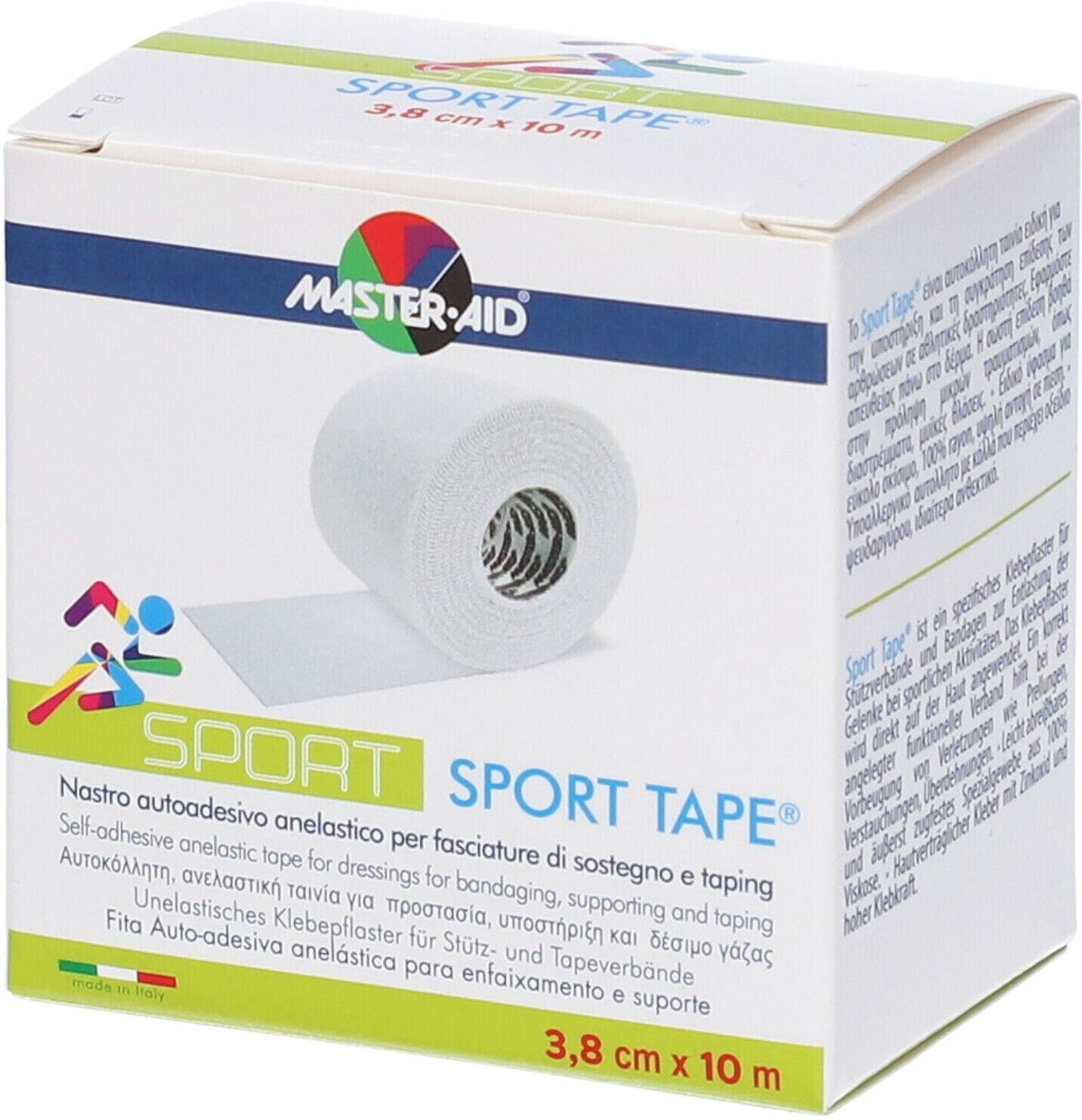 PIETRASANTA PHARMA SpA Master-Aid Sport Sport Tape, 1 Rotolo