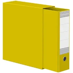 Dossier CARTONEX Mit fester Box 200CC Gelb (31 x 29 cm)