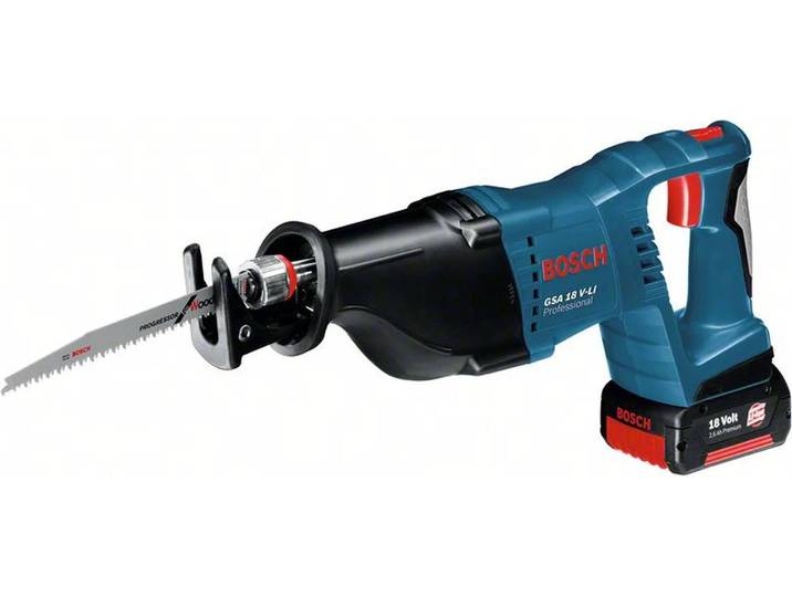 Scie sabre sans fil Bosch\, GSA 18V-LI\, 1 pièce.