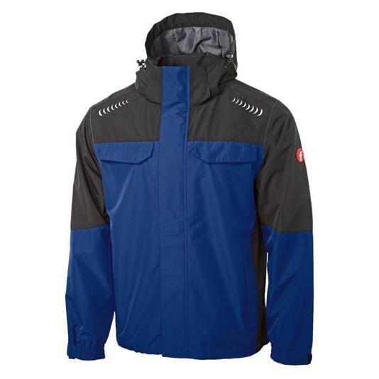 Magni Regenjacke Plus kornblau/schwarz Gr. L Fortis Elements (L) (4063726012579-138017.0500)