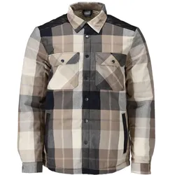 MASCOT Herren Langarmhemd CUSTOMIZED Dunkel Sandbeige-kariert XS - 23104-446-599-XS - Dunkel Sandbeige-kariert