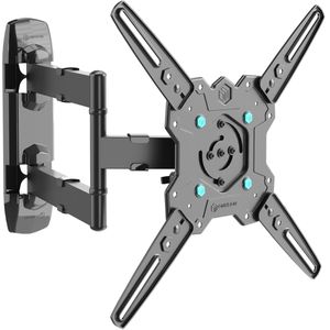 Onkron TV-Wandhalterung M4R-B, bis 41 kg, dreh-, neig- & schwenkbar, bis 49,6 cm ausziehbar, 32-65 Zoll