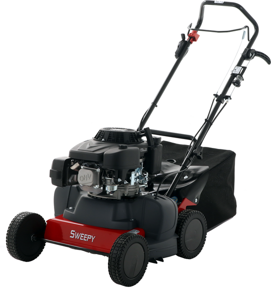 Kehrmaschine Eurosystems SWEEPY mit Loncin 196 OHV Motor - mit Auffangbehälter