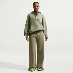 NIKE Shox Phoenix Fleece Hoodie Damen 328 - silver sage L