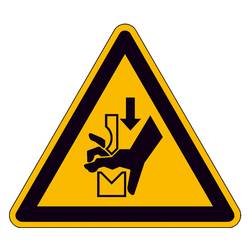 SAFETYMARKING Warnschild Quetschgefahr Folie selbstklebend 50 mm ISO 7010 10 St. 30.A8250