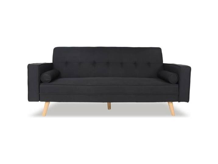 Canapé convertible scandinave Tao Tissu Noir