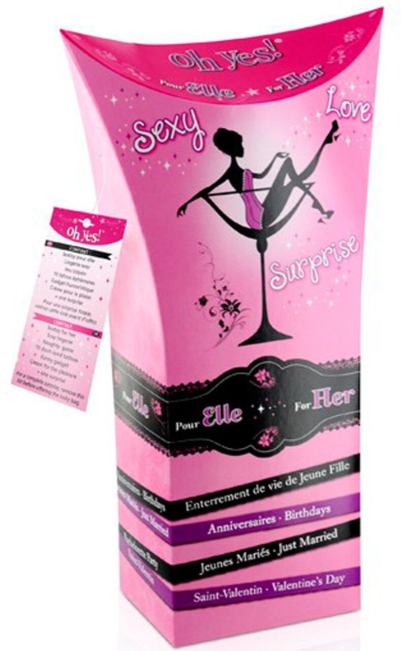 Wolnash Boîte cadeau sexy fille sextoys jeu creme de plaisir gadget