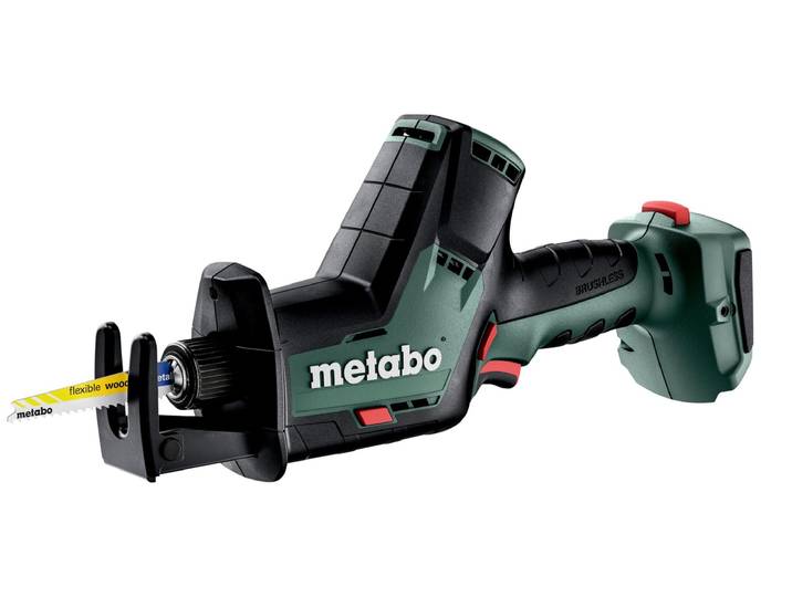 Scie sabre METABO SSE 18 LTX BL Compact sans batterie ni chargeur + coffret MetaBox - 602366840