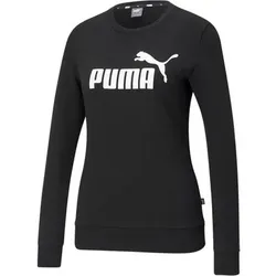 PUMA Damen Sweatshirt ESS Logo Crew TR, Größe M in Schwarz Schwarz