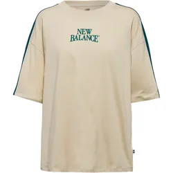 NEW BALANCE Oversize Shirt Damen | Gr. M | beige - beige