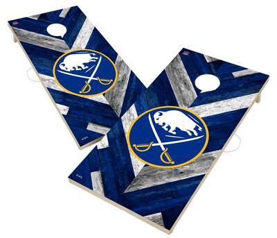 Skip's Garage Buffalo Sabres NHL Cornhole Board Set