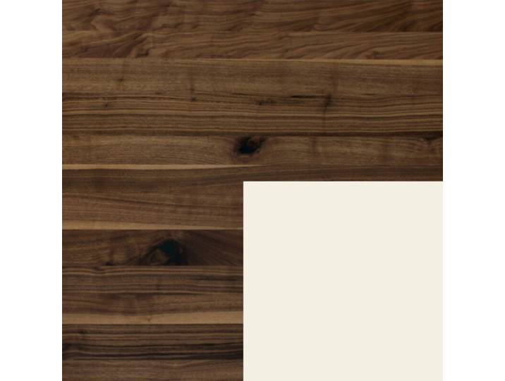 Willisau Prato Esstisch mit Tischplatte Holz - Nussbaum mit Char