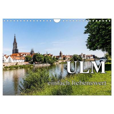 Ulm einfach liebenswert (Wandkalender 2026 DIN A4 quer), CALVENDO Monatskalender