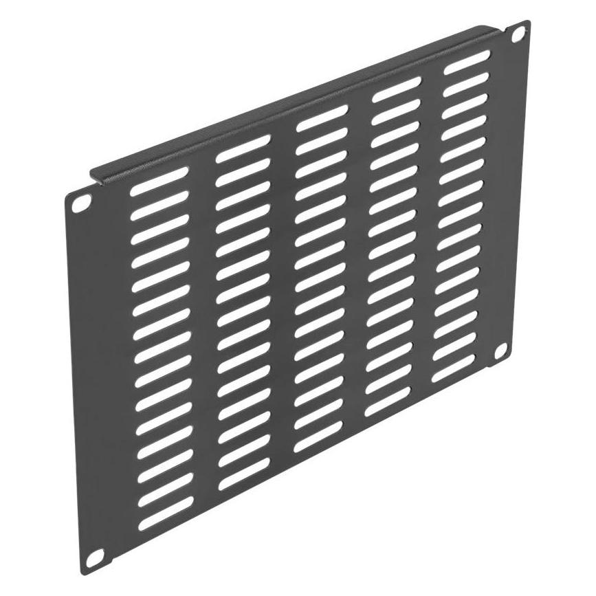 Delock 10? Netzwerkschrank Panel mit Lüftungsschlitzen horizontal 4 HE schwarz (66842)