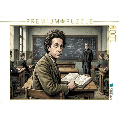CALVENDO Puzzle 1894 Der eigensinnige junge Denker | 1000 Teile Lege-Größe 64 × 48 cm Foto-Puzzle für glückliche Stunden