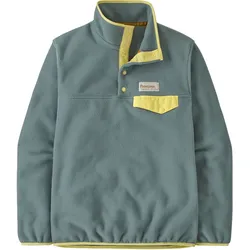 Patagonia Damen Lightweight Synchilla Snap-T Pullover - L - Blue Sage