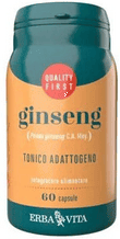 Erba Vita Ginseng Integratore Tonico-Adattogeno 60 Capsule