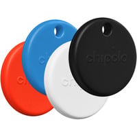 POP Tracker 4er Set, Ortungstracker 4 Tracker in schwarz, rot, weiß, blau