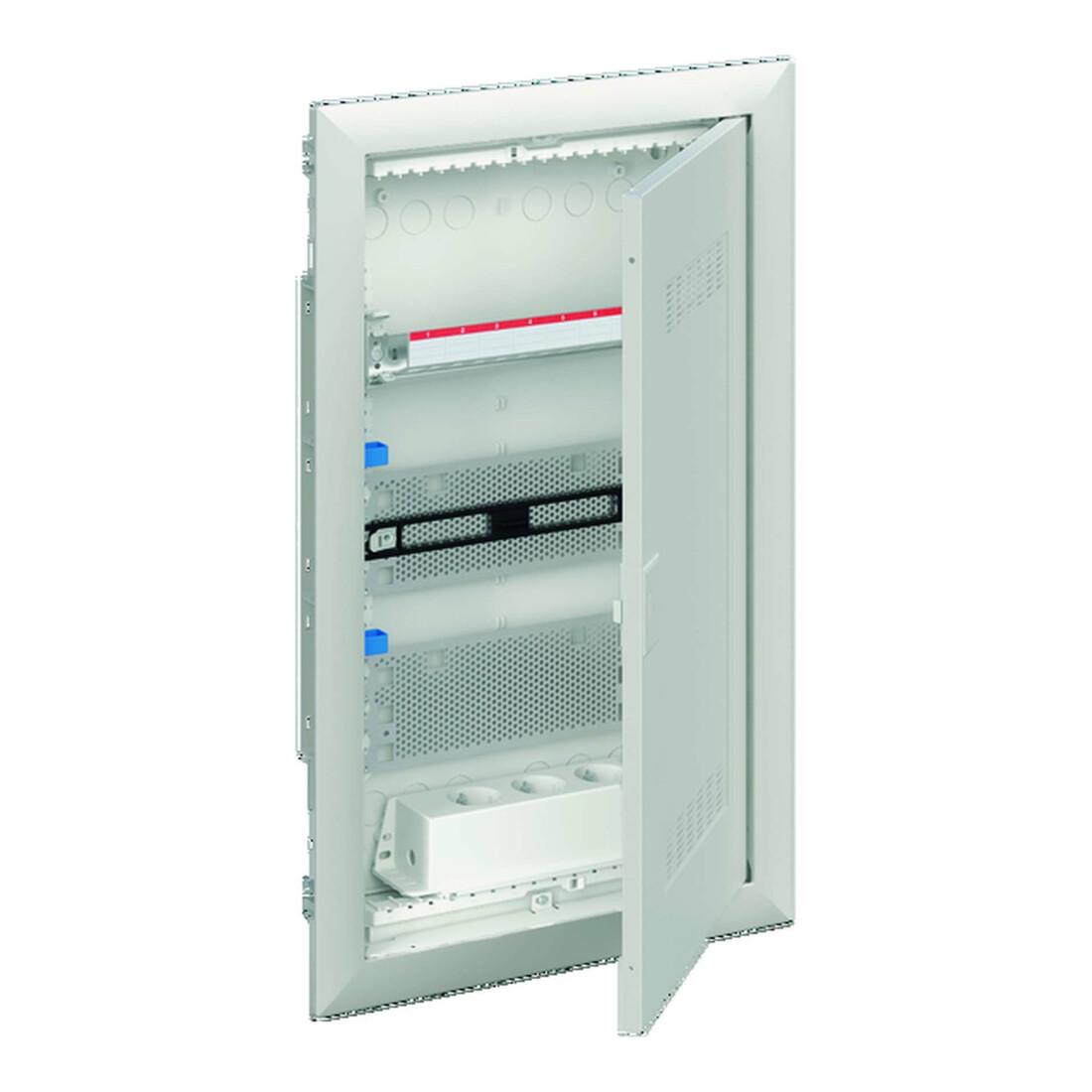 Striebel&John Mediaverteiler 3-reihig m.PatchPanel+TürWiFi UK636MW ; STRIEBEL & JOHN (2CPX031387R9999)