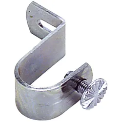 Stangenhalterung 16 mm. Chrom Decke