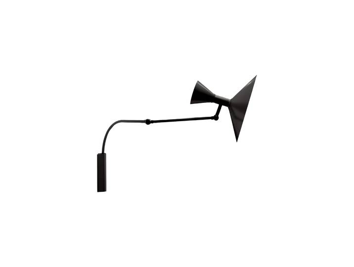 Nemo - Applique déportée Le Corbusier - Noir - Aluminium - Designer Le Corbusier
