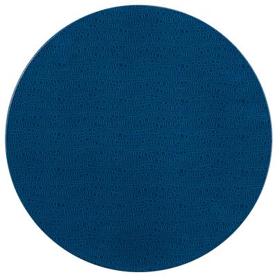 Servierplatte SELTMANN WEIDEN "Life Fashion", blau (classic blau), H:1,9cm Ø:33,3cm, Porzellan, Servierplatten, Servierplatte, Platte rund, Ø 33 cm