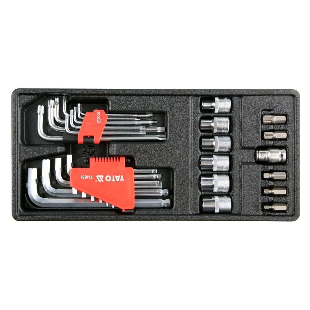 Yato Hex Torx Keys Torx Sockets 31 Pcs Set (YT-55451)