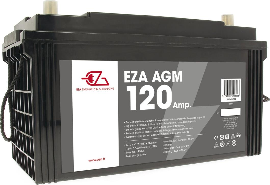 AGM-Zusatzbatterie 120 Ah - EZA