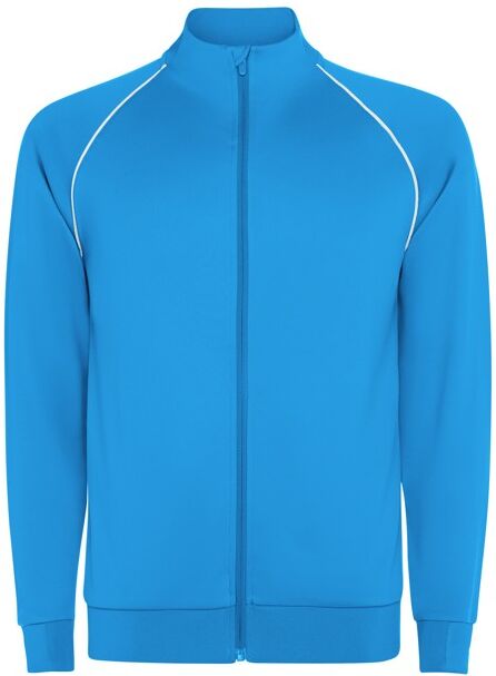 Sweatshirt de sport personnalisable à manches raglan Valier M Turquoise fluo