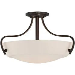Elstead Lighting, Deckenleuchte, Chantilly Deckenleuchte E27 3-fach Palladianische Bronze (E27)