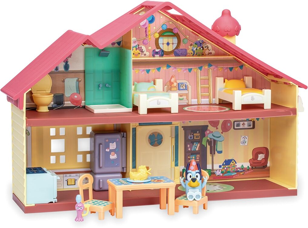 Bluey Set de Juego de La Casa de Celebraciones Moose.