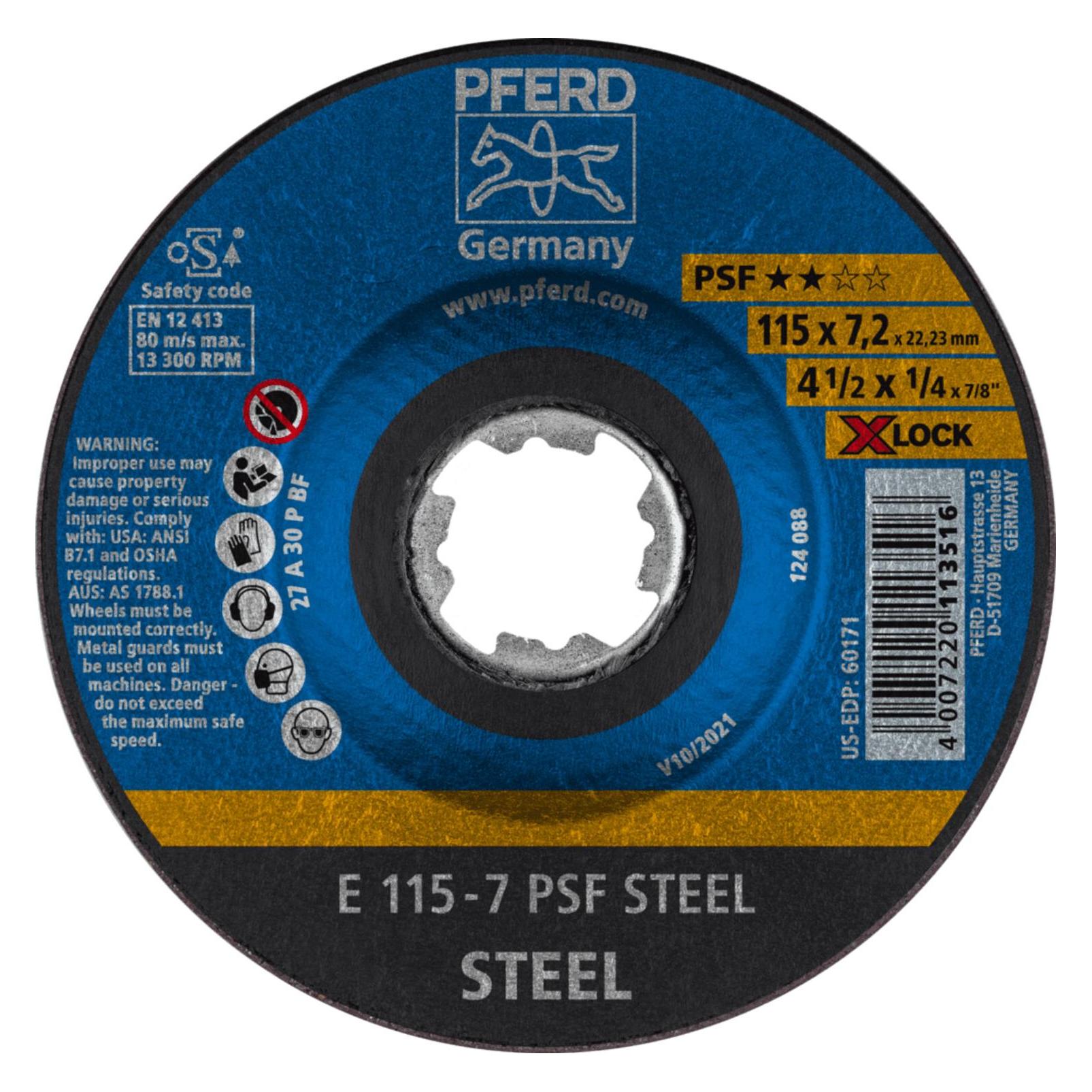 Pferd Schruppscheibe Universal-Linie PSF X-LOCK (62011115)