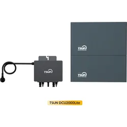 TSUN DCU2000Lite Solarspeicher für Balkonkraftwerke, by Powerness - 4kWh / 1x 800W TSUN Wechselrichter / Standardversand