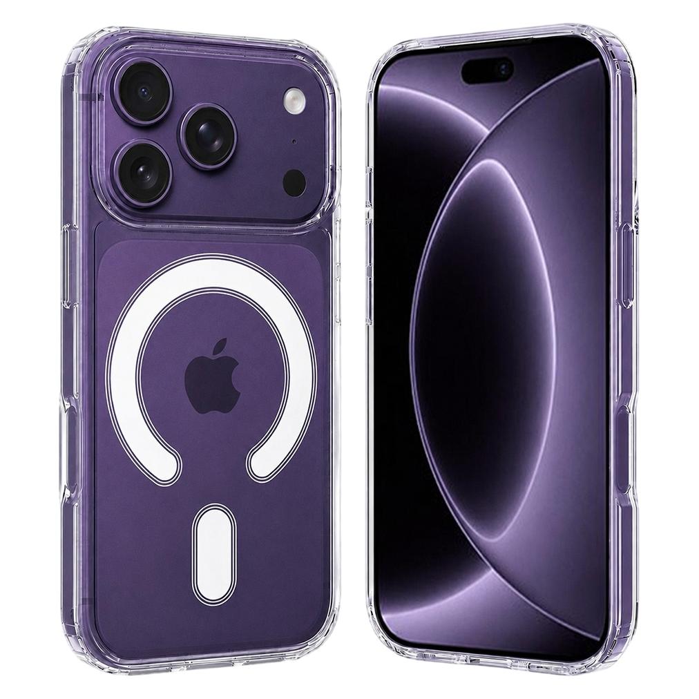Techsuit - MagSafe Pro - iPhone 18 Pro / iPhone 17 Pro - Transparent (Apple iPhone 17 Pro, Apple iPhone 18 Pro) (72060039)