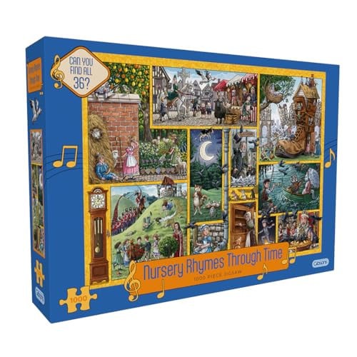 Gibsons Nursery Rhymes Through Time 1000 stuks legpuzzel