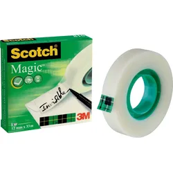 3M Scotch Magic Klebeband 1 Rolle 12 mm x 33 m