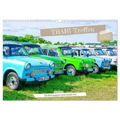 Trabi-Treffen (Wandkalender 2027 DIN A3 quer), CALVENDO Monatskalender