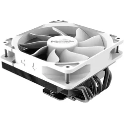 Akasa chladič CPU - VIPER H6L white (76 mm), CPU Kühler, Weiss