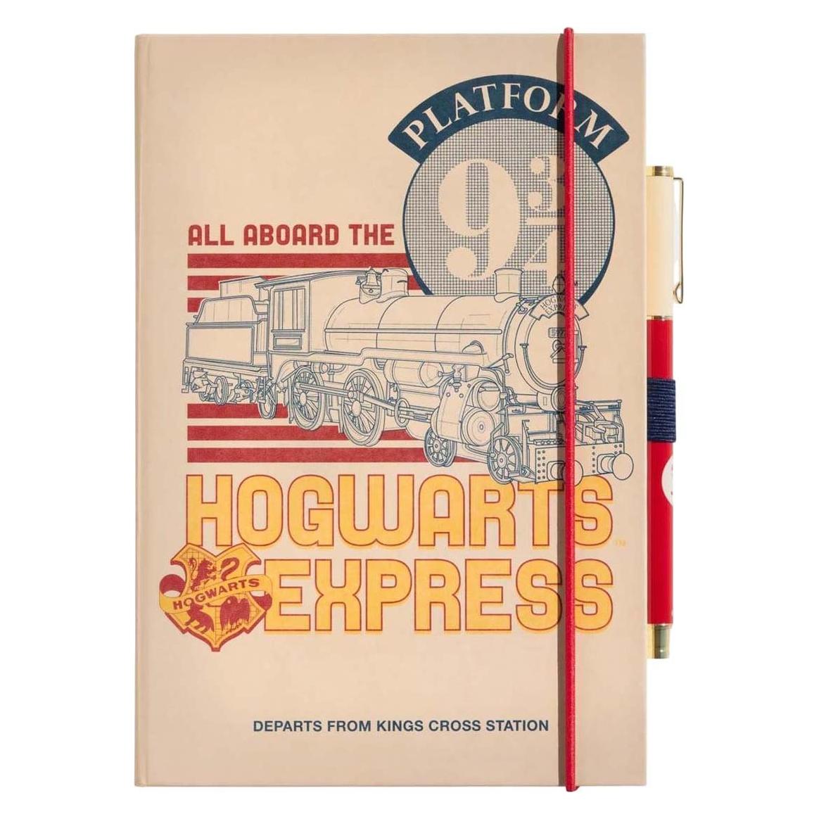 Harry Potter Notizbuch mit Stift (A5, Kariert, Harter Einband) (CPA5057)