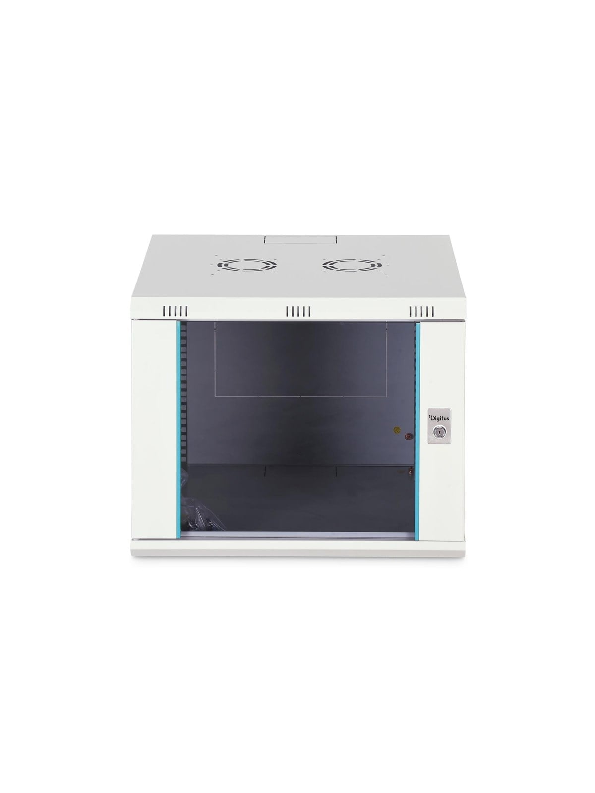 DIGITUS DN-37106 - 9U Wall-Mounted Cabinet | 600x600mm | Glass Door