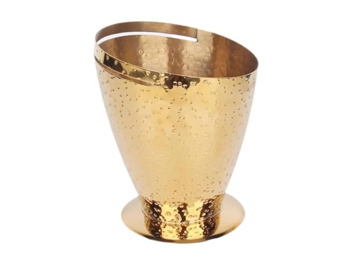 Eiswürfelbehälter Auslaufsicherer Eiskübel aus Edelstahl Vielseitiger Würfelbehälter for Champagner for Partys im Hotel, Zuhause, Nachtzubehör